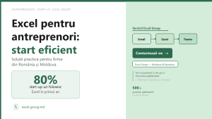 Excel pentru antreprenori: instrumentele esențiale în primii ani de afacere